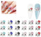18Pcs Nail Art Charms kitty Legierung Kitty Nägel , Glänzende Kawaii Nagel Strass, Silber Schmuck Kit Nagel Dekorationen, Cartoon Nagel für Haarclips, Kühlschrank Magnete