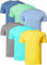 FULL TIME SPORTS Tee Shirt à Manches Courtes Homme 6 Lot FTS-634-FTS-634-SUMMER-2-L