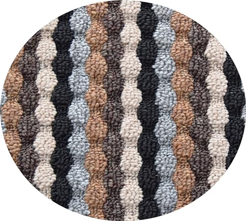 SrS Rugs® Non Slip Kitchen Door Mats & Hallway Runners Washable Rug UK (Black | Brown | Grey, 67cm x 220cm)