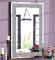 SHYFOY Großer Kristall Spiegel 90 x 60 cm Rechteckiger Dekorative Wandspiegel Silber Diamant Spiegel für Bad Flur Wohnzimmer, Atemberaubende Wohndekoration