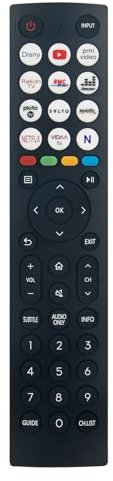 ALLIMITY Fernbedienung Ersatz passend für Hisense 4K Vidaa TV ‎40A49K 32A49K 32A4K 32A47K 40A4K 32A48K 32A49K 40A47K 40A48K 40A49K 32E4KT 32E41KT 32E42KT 32E43KT 40E4KT 40E41KT 40E42KT
