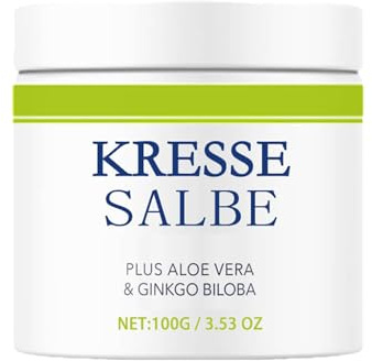 Kressesalbe Plus, Kresse Salbe Gesichtscreme, Altersflecken Creme für das Gesicht, Feuchtigkeitsspendender Kressewirkstoff, Wunderwaffe Gegen Altersflecken und Pigmentflecken (1PC)