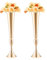 VEVOR 2 STK 56 cm hohe Blumenvase für Hochzeiten, Metall-Trompeten-Mittelstück, Goldener Blumenständer für Tische bei Hochzeitsessen, Partys, Jubiläen, Zeremonien, Geburtstage, Eventdekoration