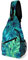 JUZGTSIT Kleiner Sling-Rucksack für Herren und Damen, bunte Neon-Pilze, Brusttasche, Sport, Fitnessstudio, Tagesrucksack, Crossbody-Tasche für Wandern, Reisen, Outdoor, Stil (280), One size