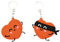 Mr. Wonderful - Set de 2 llaveros - Corazón y corazón bandido - Llaveros personalizados - Llaveros para parejas