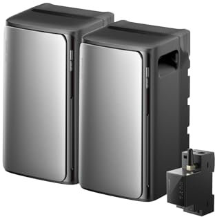 ECOFLOW STREAM AC Pro, 2*batterie capacité de 1,92 kWh, 100% compatible avec toutes les kit solaire avec batterie, Sortie 1200 W, extensible 11,52 kWh, Plug&Play, IP65, contrôle intelligent TOU et IA