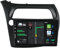 9 [6G+128G] Android 14 Radio Coche para Honda Civic 2006-2011 con Carplay|Android Auto|DSP|Mirror Link-GPS Navi Navegador Radio con Bluetooth 5.0/WiFi/4G/FM/360 AHD Cámara