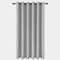 Hafaa Blackout Curtains Eyelet Light Grey 66x84 Inch Door Curtain for Living Room Premium Soft Thermal Insulated Curtains for Bedroom 1 Panel with Tie Back