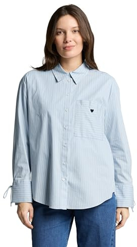 TOM TAILOR Damen Bluse in Oversized Fit