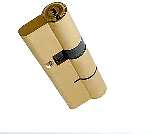 Upvc Door Locks, Barrel Locks with Keys Copper AB Lock core 100mm Cylinder AB Key Anti-Theft Entrance Brass Door Lock Single Row Marble Lock core(1pcs 100(50 50))