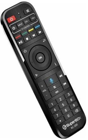 Telecomando vocale RC-200 per TV Box Super Smart S5 Pro S5 Max S6 Pro S6 Max S6 Ultra
