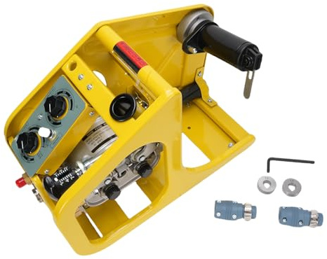 Mavaol CO2 MAG-Schweißgerät, automatischer Drahtvorschub, 500 A, Doppelantrieb, Lötschweißgerät, 1,5–20 m/min, hohe Geschwindigkeit, multifunktional, Gelb