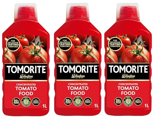 SAVING HUB - Tomorite Concentrated Tomato Food 1L High Potash Liquid Fertilizer for Tomato Plants, Boosts Growth and Flavor, Premium Garden Plant Feed for Vegetables and Home Growing Essentials (3)