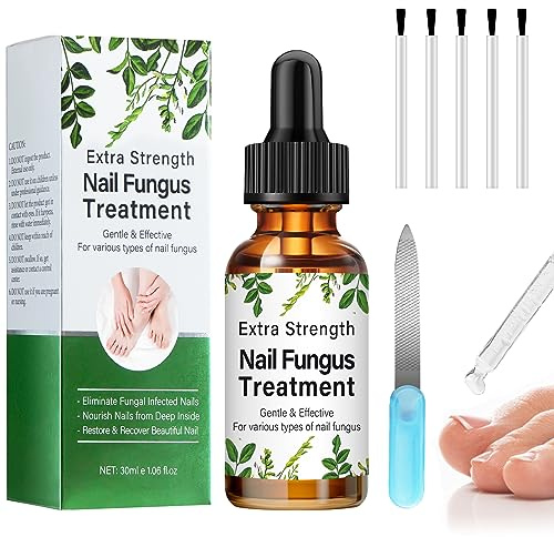 Fungal Nail Treatment, Nail Fungus Treatment for Toenail and Fingernails，Effective Nail Fungal Treatment, Protects Thick, Broken, And Discolored Nails, Restoring Healthy Nails,30ml