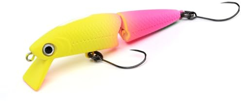 Esca Sommersa Multisezione, Artificiale Verniciato Ad Amo Singolo, for Trote di Torrente(Multi-colored 1,*6)