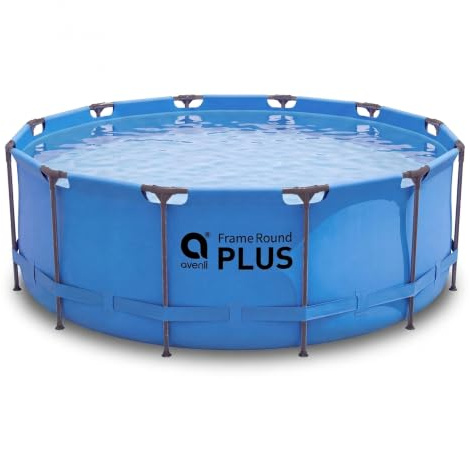 Avenli Frame Plus Pool 457x122cm ohne Zubehör, blau Stahlrahmenpool rund, 16.768 L Aufstellpool Framepool Gartenpool Schwimmbecken Swimmingpool