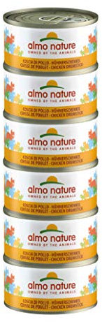 almo nature Megapack Katzenfutter nass - Hühnerschenkel- 6er Pack (6x70g)