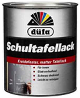 düfa Schultafellack 750 ml Schwarz matt Lack Tafelfarbe | kreidefester, matter Tafellack