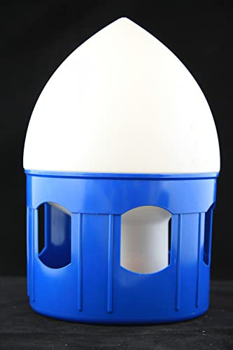 AGROHIT Taubentränke 3,5L- 5l - 7L ohne Tragring PVC Brieftauben-Tränke, Blau,Geflügeltränke (3,5L)