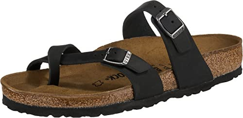 Birkenstock 171481 Mayari black, Oiled Leather Damen Black EU 40