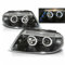 CR-Lights Angel Eyes Scheinwerfer Set in schwarz für VW Passat 3BG 09.2000-03.2005