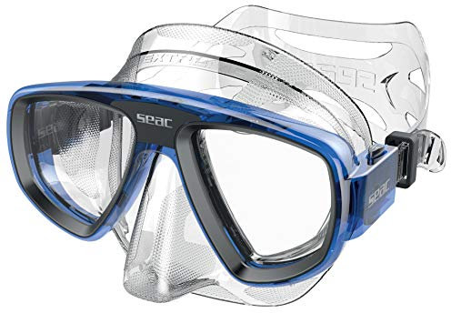 Seac Extreme 50, Diving and Spearfishing Mask, transparent/blue, standard