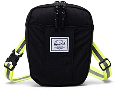 Herschel Cruz Crossbody Black Enzyme Ripstop/Black/Safety Yellow
