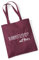 Huuraa Einkaufsbeutel Ruhrpottler mit Herz Geschenk 10 Liter Burgundy Baumwolle Ruhrpottler Überraschung