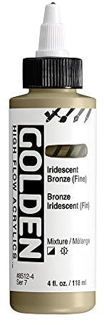 Golden : High Flow : Acrylic Paint : 118ml (4oz): Iridescent Bronze (Fine) : S7