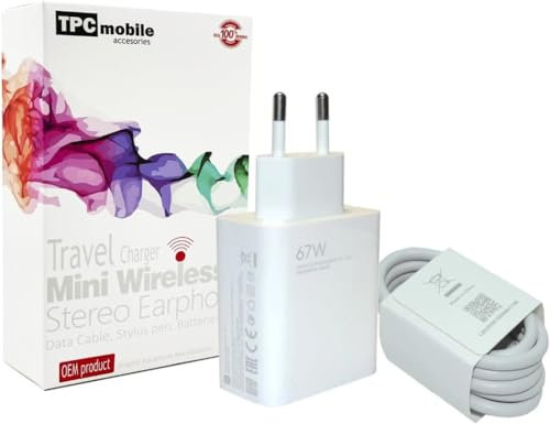 Turbo Charge 67W Netzteil Ladegerät für Xiaomi 12 12 Lite 12S 12X 12S Ultra, Mi 11T, Mi 11i, Note 11 Pro, Pad 5 Pro, Xiaomi 13, 13T, 13 Lite, Note 11T Pro, Note 12 Pro, Note 12T Pro, Note 13 Pro