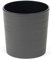 Round Garden Flower Pot with Insert - Textured Flower Pot for Indoor and Outdoor Use - Large (Graphite, 30cm x 30cm)
