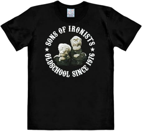 Logoshirt® Muppets Waldorf & Statler Sons of Ironists T-Shirt Damen & Herren