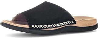 Gabor Damen Pantoletten, Frauen Slipper,Best Fitting,sommerclogs,Sandalen,Freizeitschuhe,Schlupfschuhe,schluepfschuhe,schwarz,38 EU / 5 UK