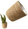 FONDOTIN Cesta De Flores Tejida Mano De Macetero Decorativo para Plantas De Interior Cesta De Almacenamiento Duradera Y Versátil para Decorar El Hogar Y Creativos