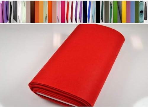 Fabrics-City ROT BASTELFILZ Filz Stoff ~5MM~ FILZSTOFF Stoffe, 2622