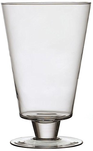 Glasvase Conrad H 25 cm x Ø 15 cm rund Dekoglas Tischdeko Vase Tischvase Blumenvase klar