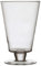 Glasvase Conrad H 25 cm x Ø 15 cm rund Dekoglas Tischdeko Vase Tischvase Blumenvase klar