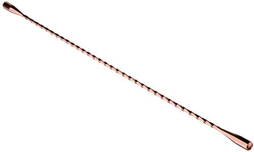 Mercer Culinary Bar Spoon, Cocktail Stirrer, Copper, 33.7 cm Pineapple End