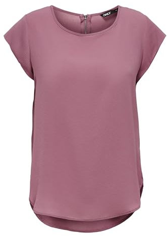ONLY Damen Onlvic S/S AOP Top Noos Ptm, Rosa-2,34