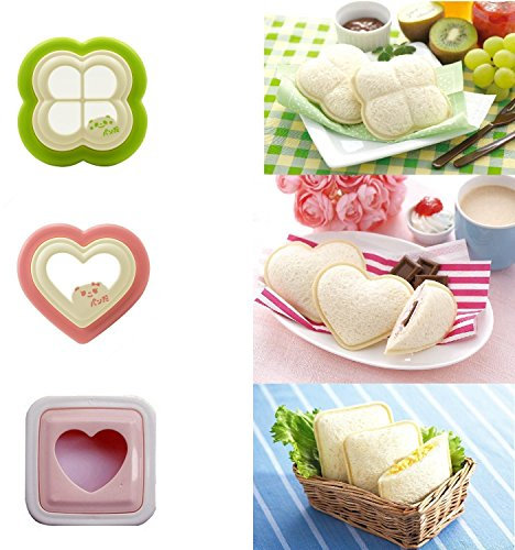 BeatlGem Sandwich Cutter, Bricolage Cookie Cutter Sandwich Toast Pain Moule Maker