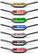 SCAR Guidon Moto Cross 22mm - Bas - Alu Street Roadster Hornet CB Bandit GSR Z750 - Mousse bleue