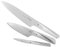 Chroma 3-teiliges Messerset Type 301 Schälmesser mit Universalmesser und Kochmesser