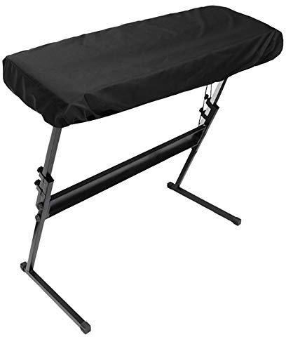 Piano Keyboard Cover, Stretchable Piano Dust Cover Cloth with Drawstring Protective Keyboard Cover for Electronic Keyboard, Digital Piano, Yamaha, Casio, Roland, Consoles and more (61 Keys)