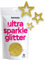 Hemway Ultra Sparkle Glitter - Hollow Star | Gold Metallic Flake Sequins for Resin & Epoxy Crafts | Craft Supplies for Tumblers, Festival, Hair, Face, Body, Eye & Nail Art Decoration | 50 g