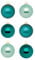 Inge Glas Weihnachtskugeln | Schöne Christbaumkugeln aus Glas | 30 Kugeln in Karton-Box | Christbaumschmuck Weihnachtsbaumschmuck Weihnachtsbaumkugeln (Green Emerald | Petrol türkis Mint)