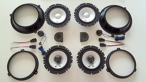 Kit 6 altoparlanti Alpine per Fiat Panda Anteriori e Posteriori 2002-2011