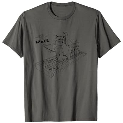Cats On Synthesizers In Space T-Shirt Katzenbesitzer T-Shirt