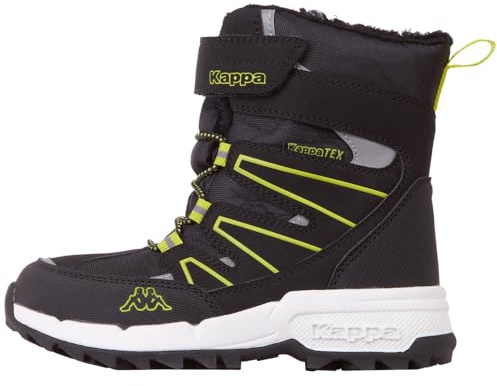 Kappa Kinder Floki Tex K Schneeschuh, Black Lime, 30 EU