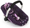 Bayer Chic 2000 708-71 Puppen-Autositz für Baby-Puppen, Puppentrage, Stars lila