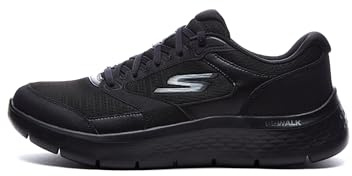 Skechers Go Walk Flex Herren Turnschuhe, Black, 41 EU